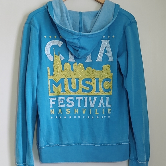 CMA Music Festival Blue Hoodie with Kangaroo Pocket - Picture 8 of 8
